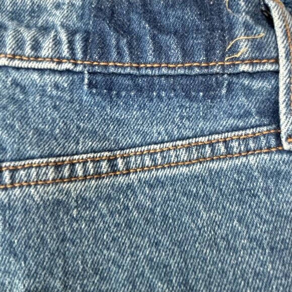 Abercrombie & Fitch 37/24 Women's 4" High Rise The Mom Cut Off Jean Shorts - Picture 6 of 8